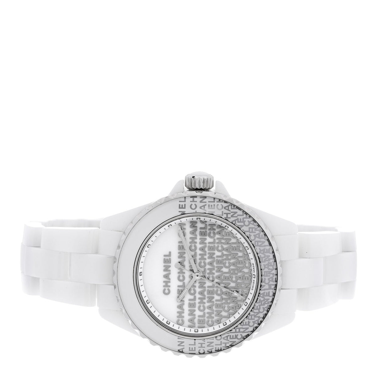 Stainless Steel Ceramic 33mm J12 Wanted de Chanel Limited Edition Quartz Watch White