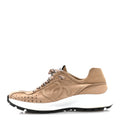 Suede Goatskin CC Sneakers 36 Dark Beige
