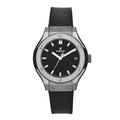 Titanium Rubber 33mm Classic Fusion Quartz Watch Black 581.NX.1171.RX