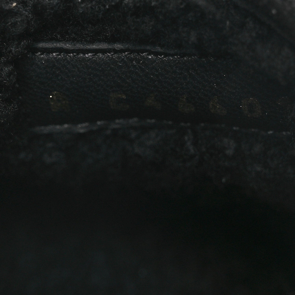 Suede Calfskin CC Slingback Loafers 37.5 Black