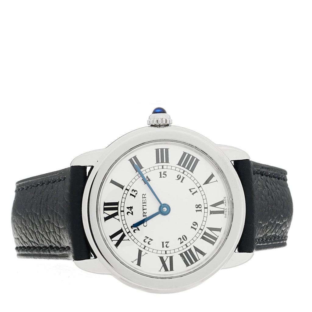 Stainless Steel Calfskin 29mm Ronde Solo Quartz Watch