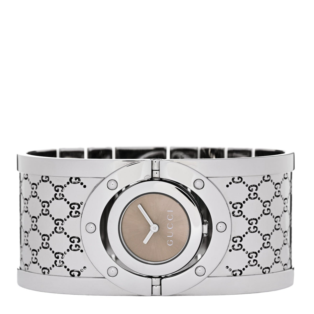 Stainless Steel 33mm Twirl Quartz Watch Brown