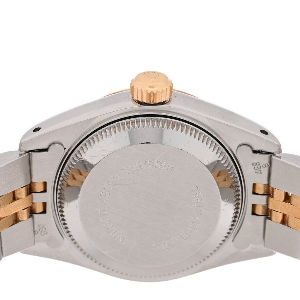 Stainless Steel 18K Yellow Gold 26mm Oyster Perpetual Datejust Watch Champagne 69173