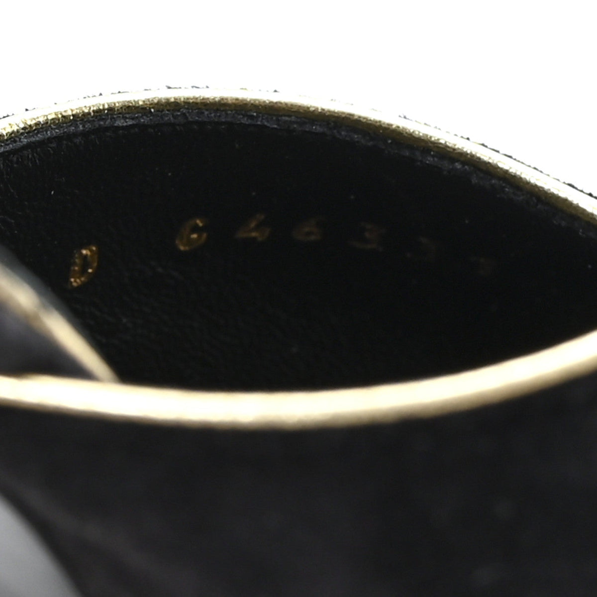 Suede CC Bow Slingback Pumps 37.5 Black Gold