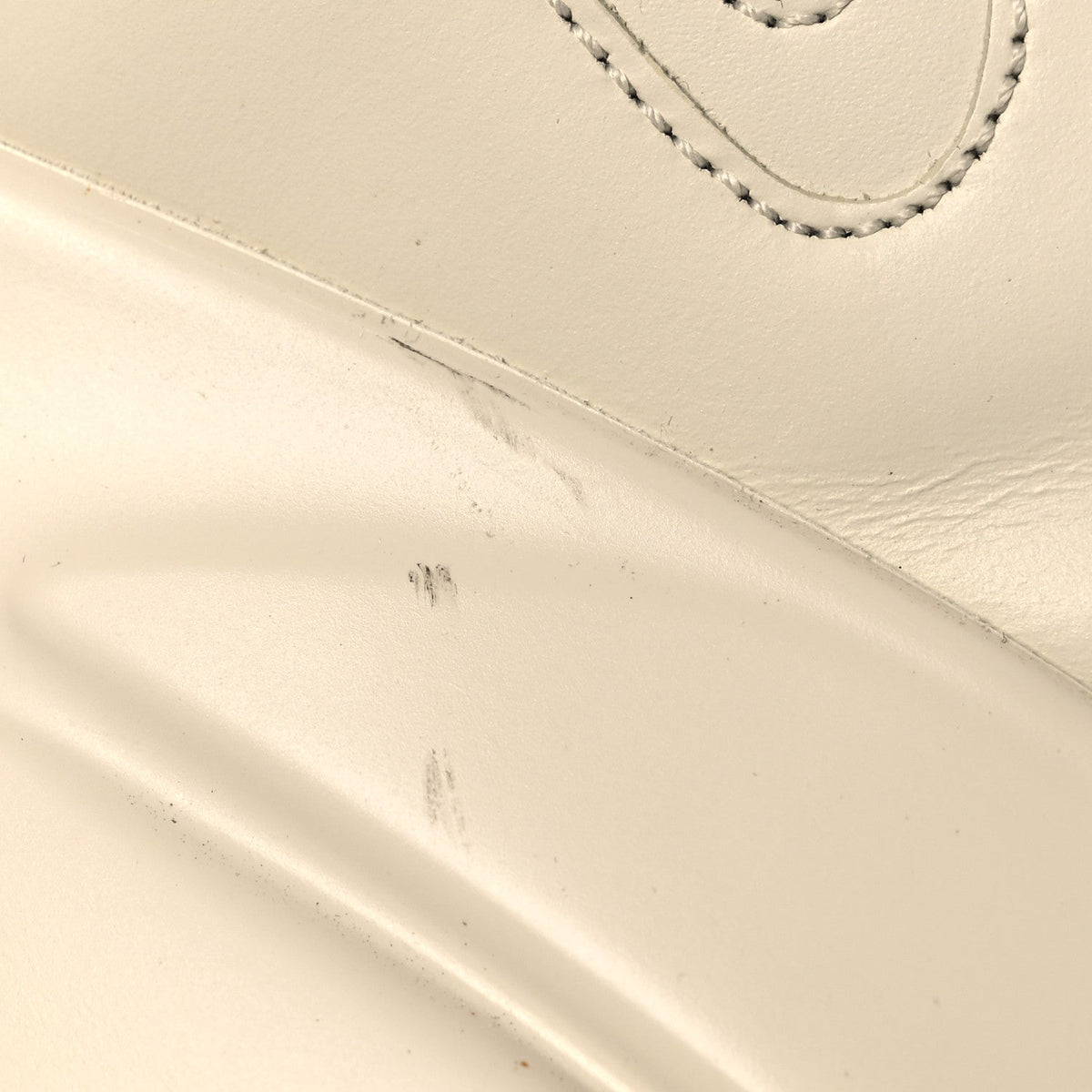 Calfskin Logo Womens Rhyton Sneakers 41 Ivory