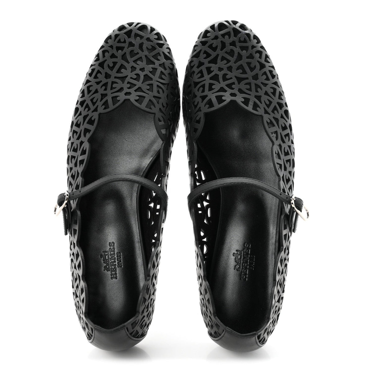Calfskin Meli Ballet Flats 38.5 Black