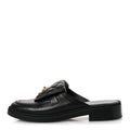 Lambskin Quilted CC Turnlock Mules 36.5 Black
