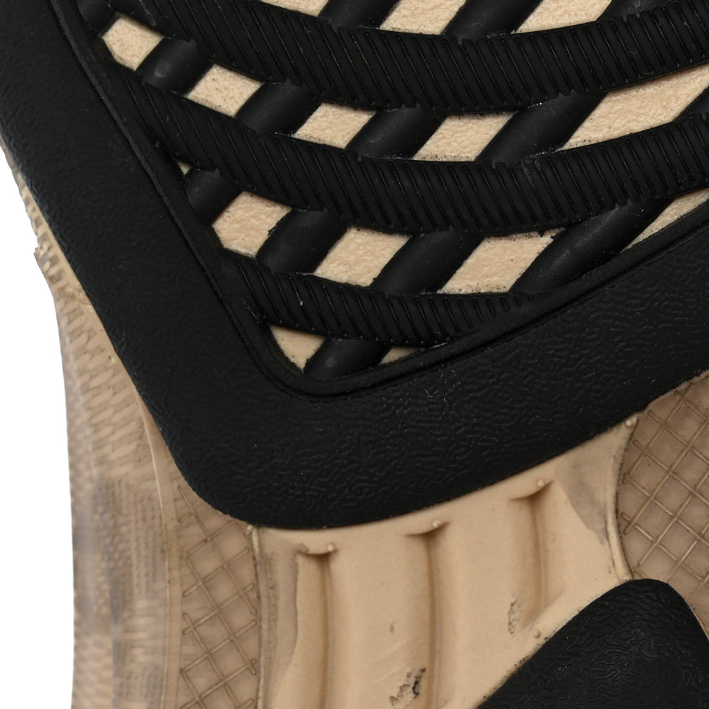 Ultralight Plume Calfskin Monogram Printed Mens Gucci Run Sneakers 11.5 Beige Ebony