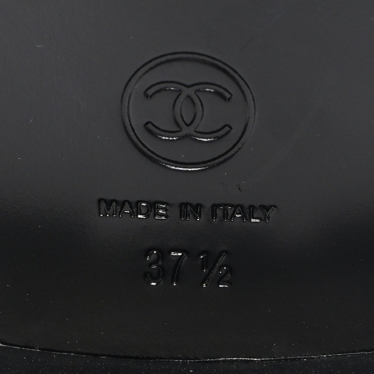 Shiny Calfskin Velvet Pearl Combat Short Boots 37.5 Black