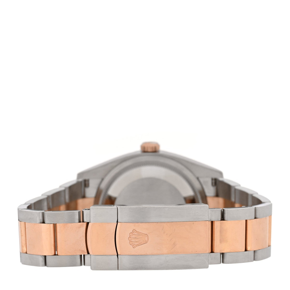 Stainless Steel 18K Everose Gold 36mm Oyster Perpetual Datejust Watch Slate 126231