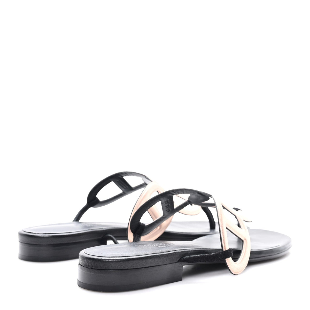Metallic Chevre Velours Womens Egerie Sandals 39 Black Or Rose