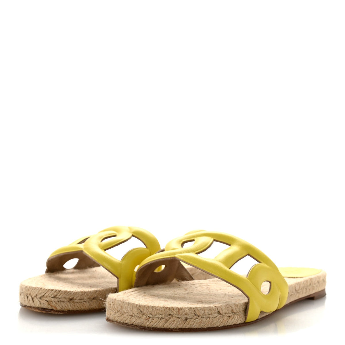 Nappa Famosa Espadrille Sandals 40 Jaune Curcuma