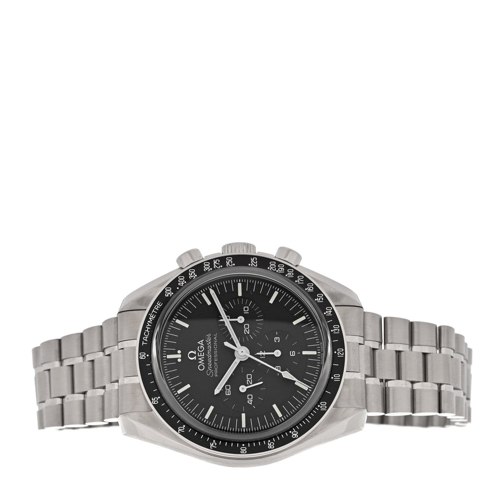 Stainless Steel 42mm Speedmaster Moonwatch Professional Chronograph Manual Winding Watch Black 310.30.42.50.01.002