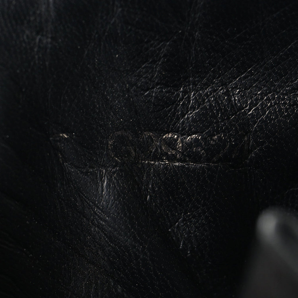 Sheepskin Quilted CC Tall Lace Up Combat Boots 38.5 Black