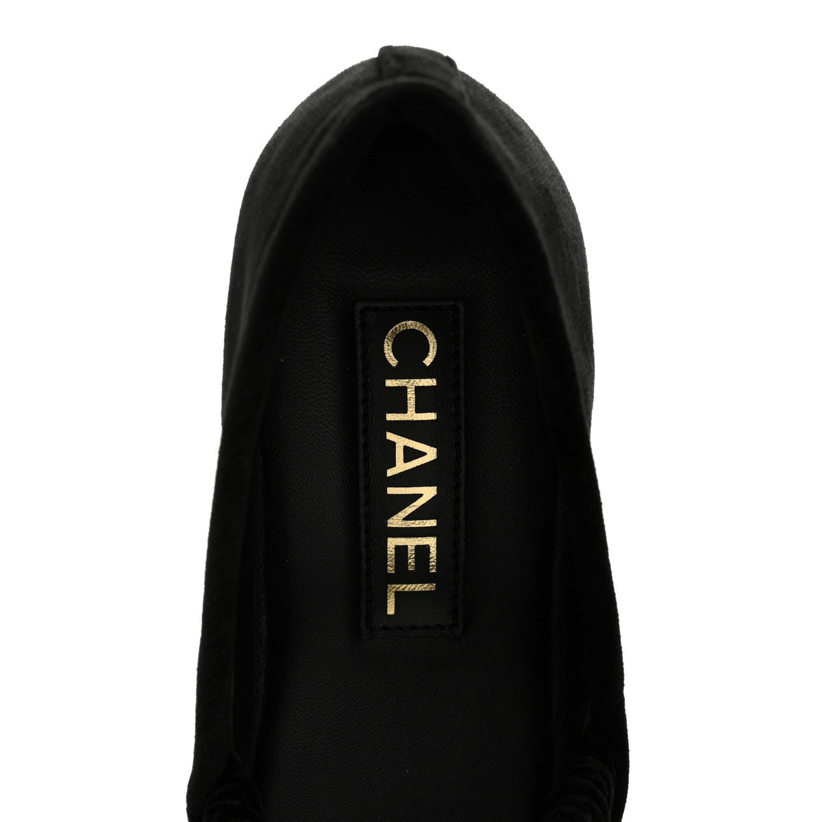 Velvet Mary Jane Flats 39 Black