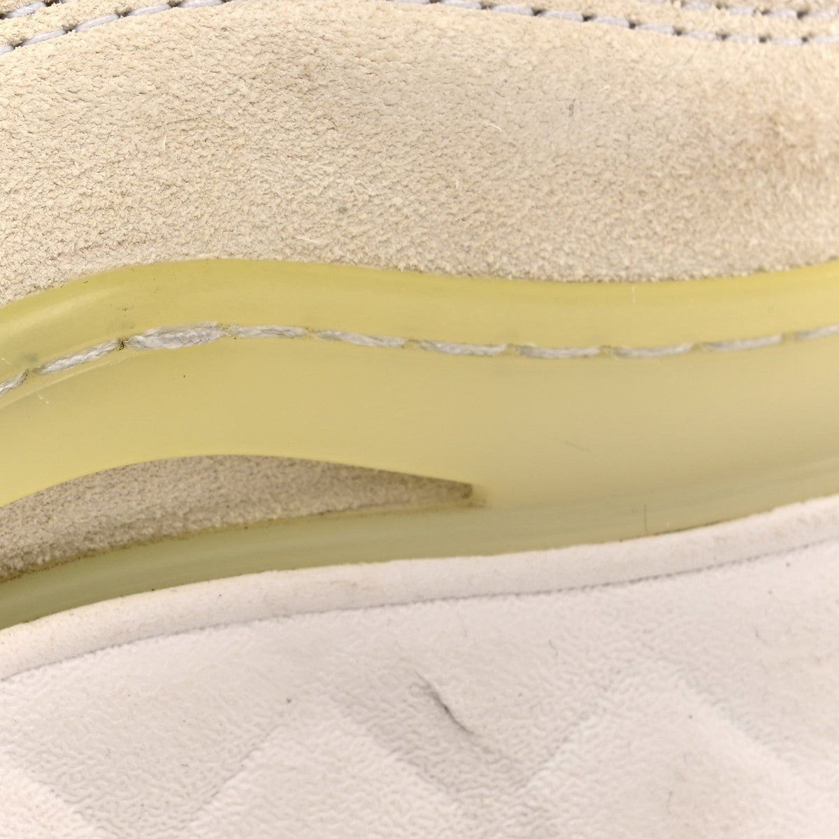 Velvet Calfskin Mixed Fibers CC Sneakers 36 Ivory Black