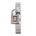 Stainless Steel Diamond Pave 16mm Kelly Quartz Watch Copper Rose