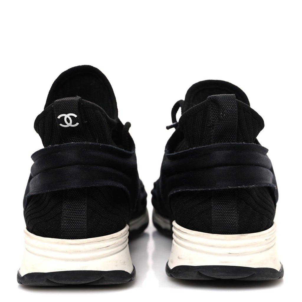 Stretch Fabric CC Sneakers 36 Black