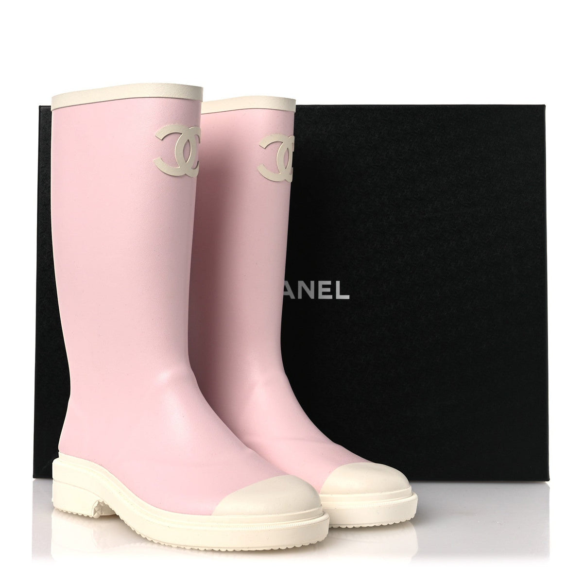 Caoutchouk CC High Boots 37 Rose