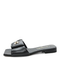 Lambskin CC Turnlock Mules 36.5 Black