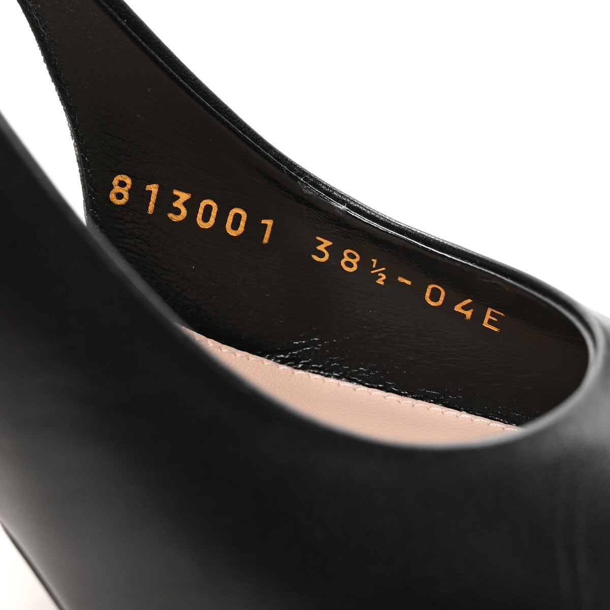 Malaga Kid 85mm Slingback Pumps 38.5 Black