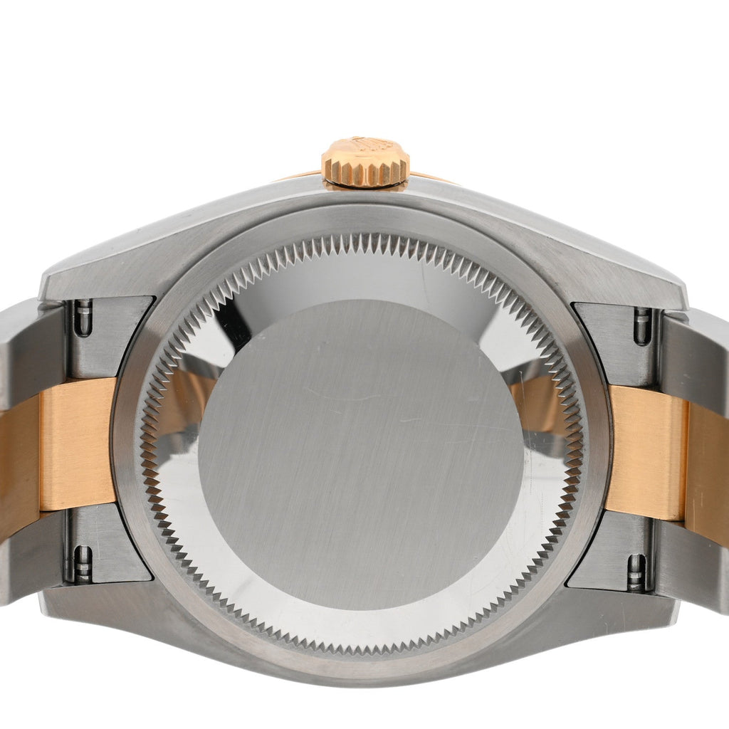 Stainless Steel 18K Yellow Gold Diamond Mother of Pearl 36mm Oyster Perpetual Datejust Watch 126233