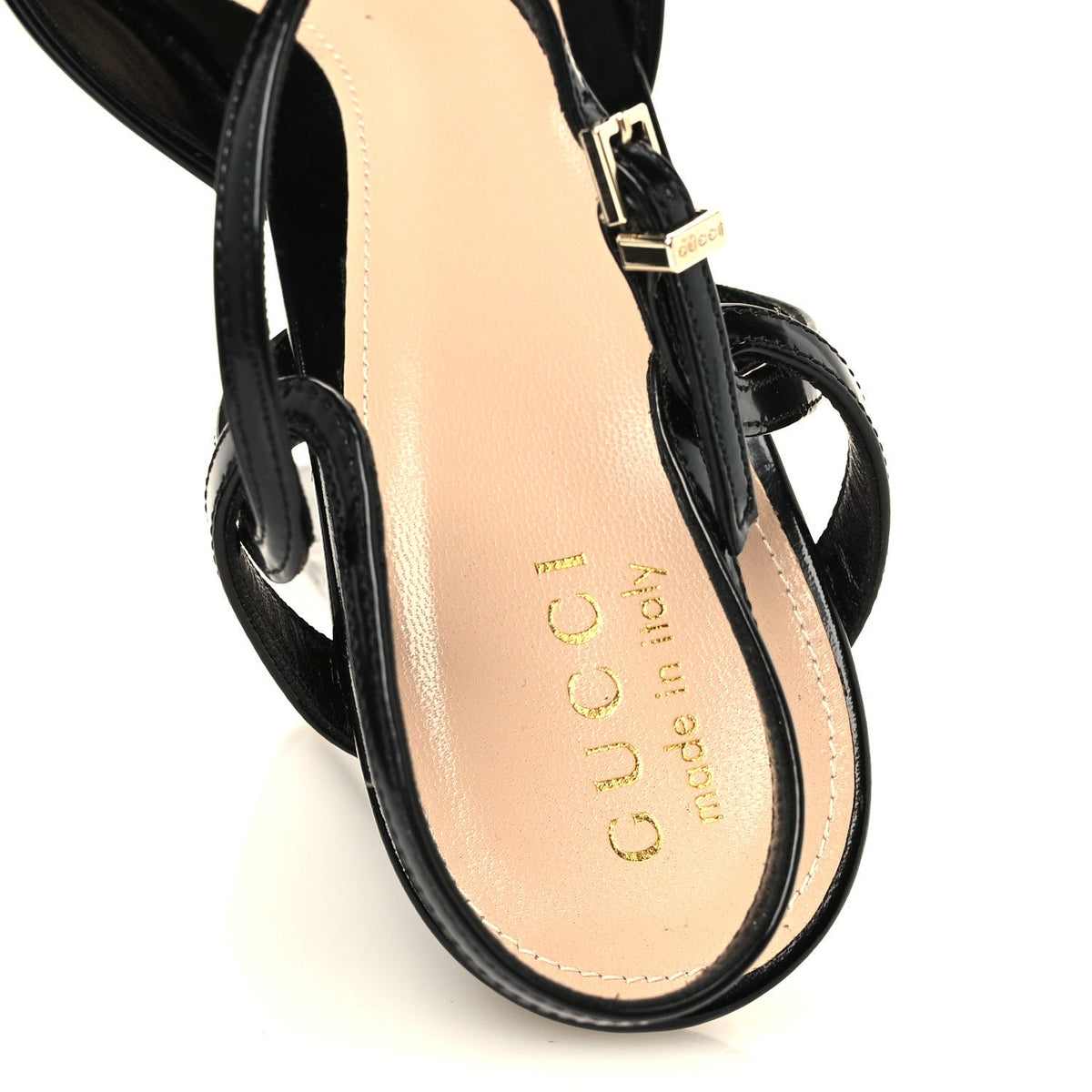 Regent Calfskin Nizza 95mm Platform Sandals 39 Black