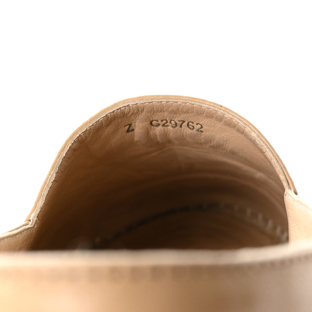 Lambskin CC Espadrilles 36 Beige Black
