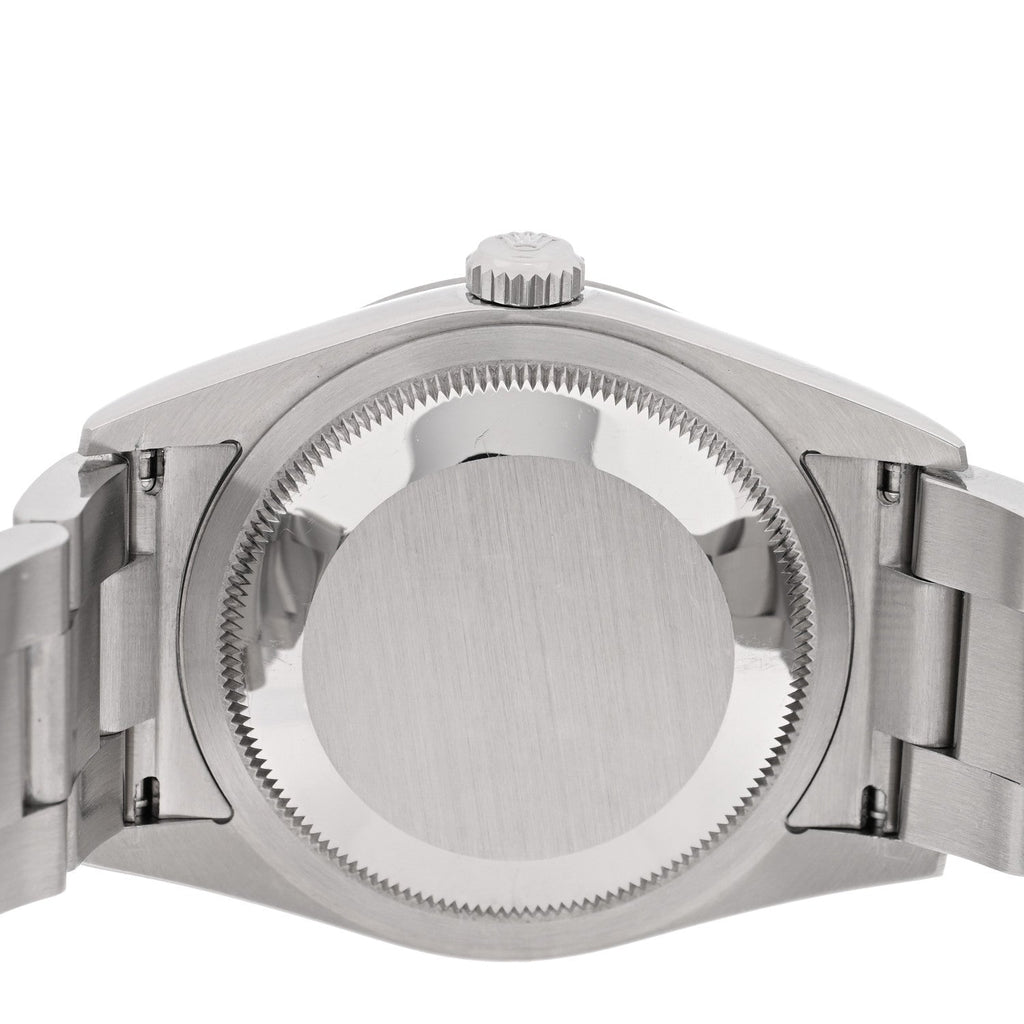 Stainless Steel 36mm Oyster Perpetual Explorer Watch Black 114270