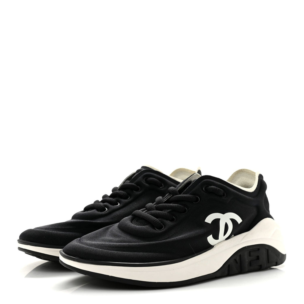 Mesh Lycra Thermoplastic Mens Sneakers 36 Black