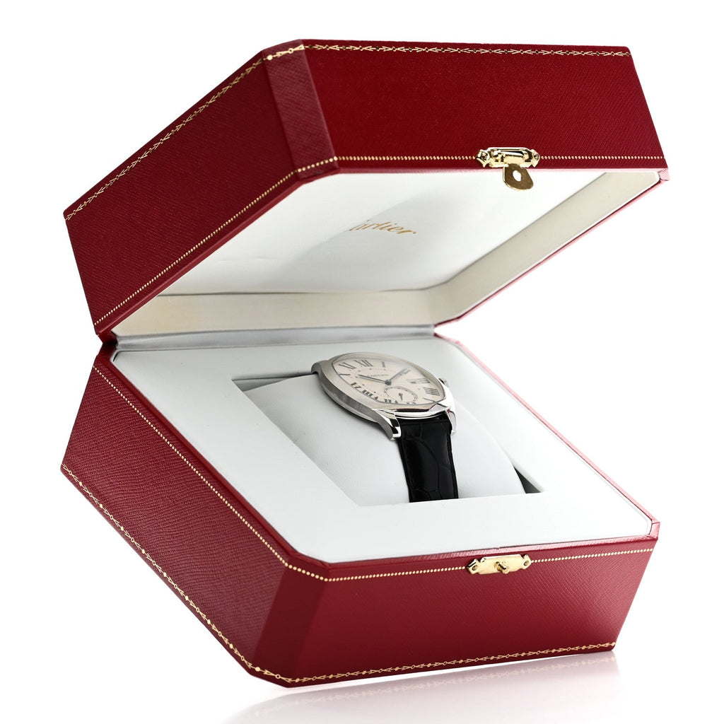Stainless Steel Alligator 41mm Drive De Cartier Automatic Watch