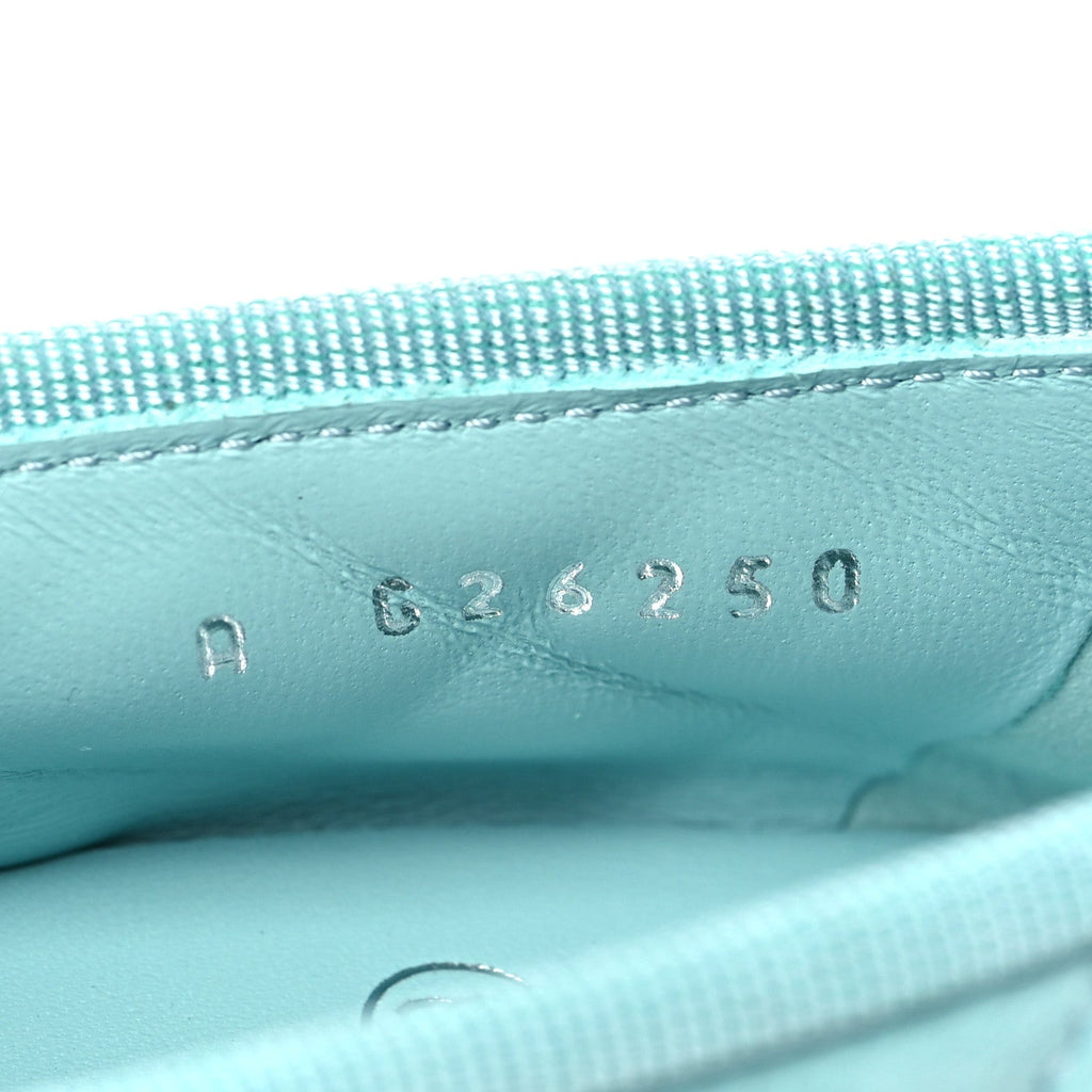 Suede Calfskin Quilted Cap Toe CC Ballerina Flats 37 Light Blue