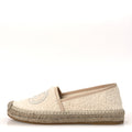 Terry Cloth Interlocking G Espadrilles 38.5 Ivory Dusty White Beige