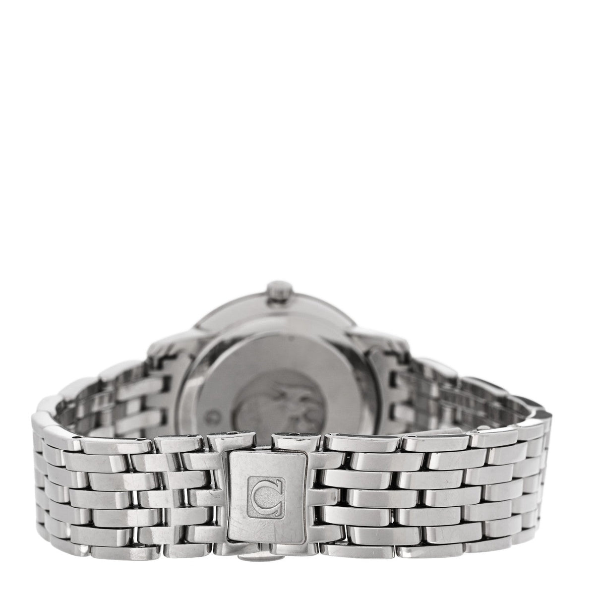 Stainless Steel Diamond 27mm De Ville Prestige Quartz Watch Blue 424.10.27.60.53.001