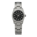 Stainless Steel 31mm Oyster Perpetual Watch Black 77080