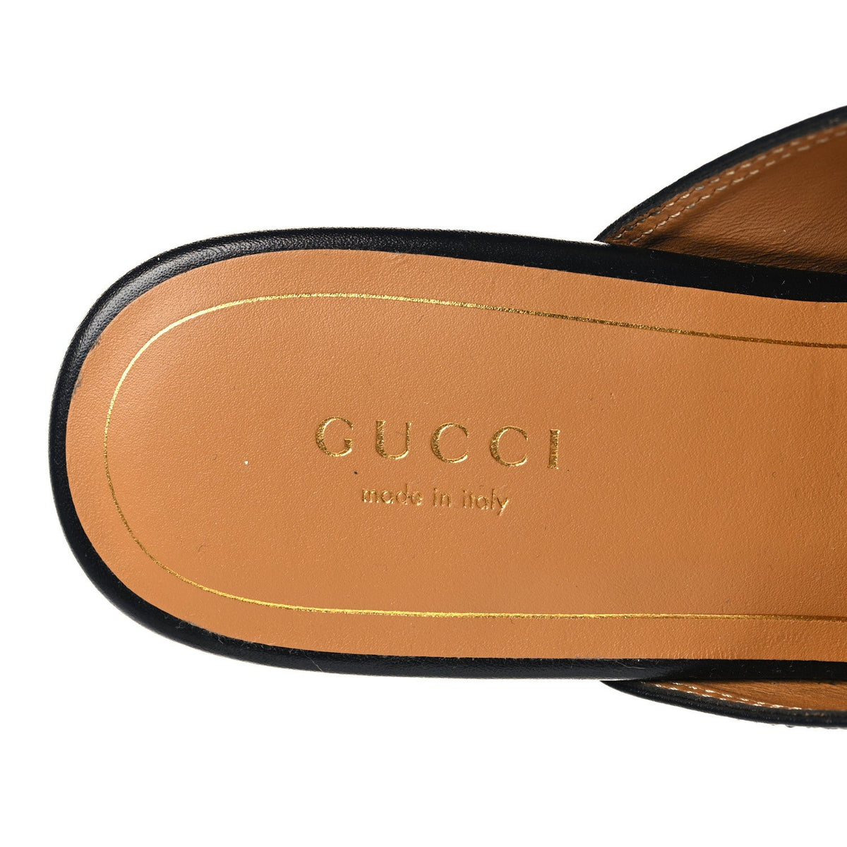 Calfskin Womens Princetown Slippers 37 Black