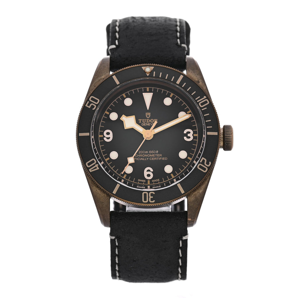 Bronze Calfskin 43mm Black Bay Automatic Watch Slate 79250BA