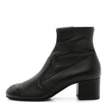 Lambskin Ankle Boots 38 Black