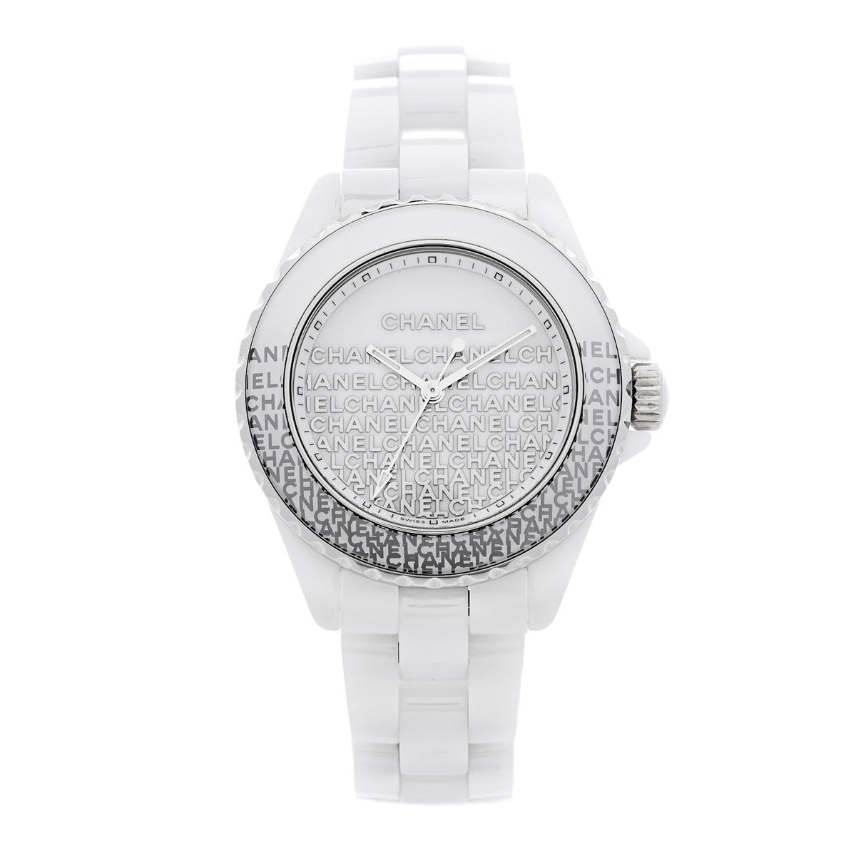 Stainless Steel Ceramic 33mm J12 Wanted de Chanel Limited Edition Quartz Watch White