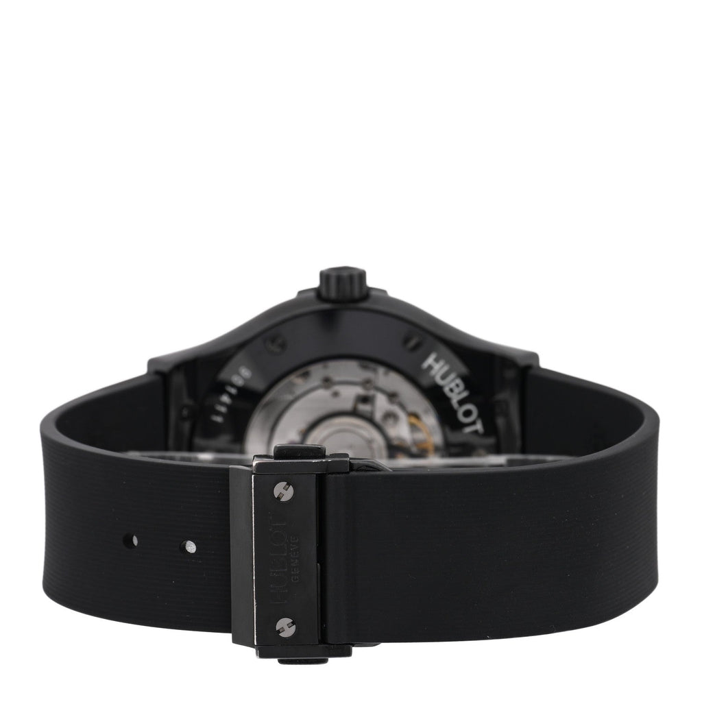 Ceramic Rubber 42mm Classic Fusion Black Magic Automatic Watch Black 542.CM.1770.RX
