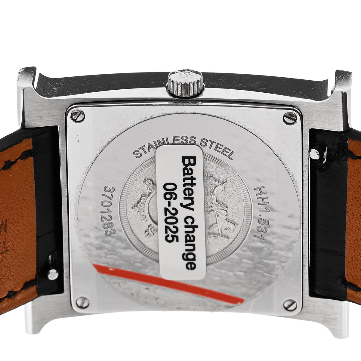 Stainless Steel Alligator Diamond Bezel Mother of Pearl 26mm Heure H Hour Quartz Watch Noir