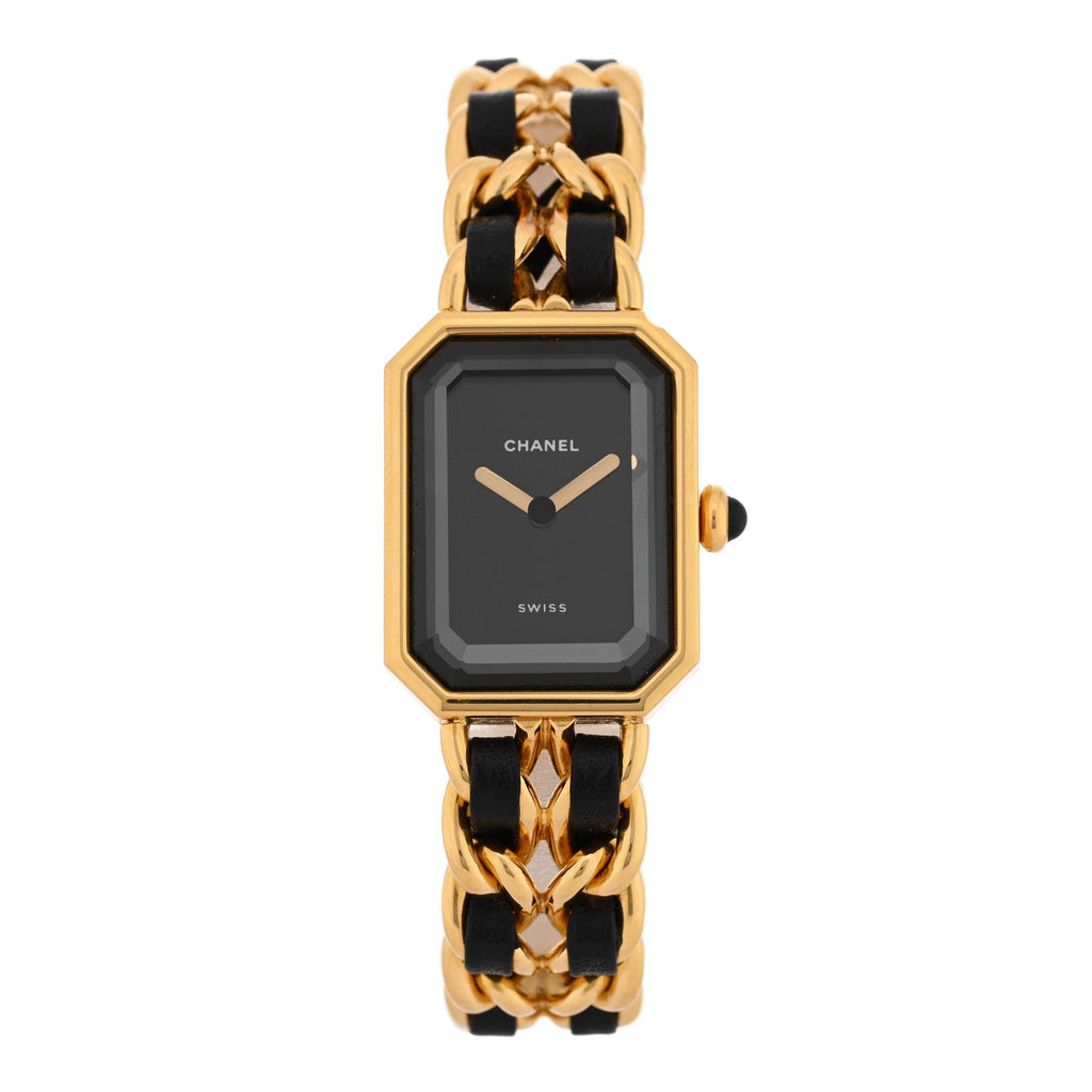 Stainless Steel Lambskin 20mm Chain Premiere Quartz Watch Gold M