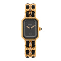 Stainless Steel Lambskin 20mm Chain Premiere Quartz Watch Gold M