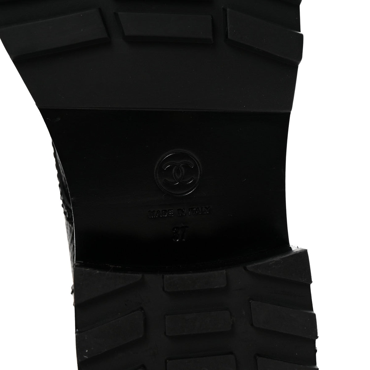 Shiny Calfskin Velvet Pearl Combat Short Boots 37 Black