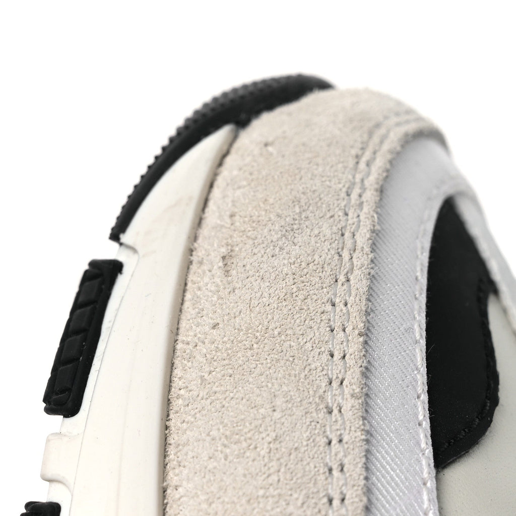 Calfskin Suede CC Womens Sneakers 39.5 White Black