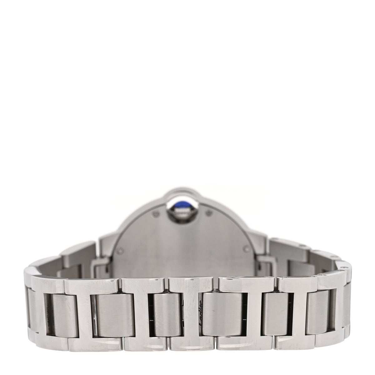 Stainless Steel Diamond Bezel 33mm Ballon Bleu De Cartier Automatic Watch Blue