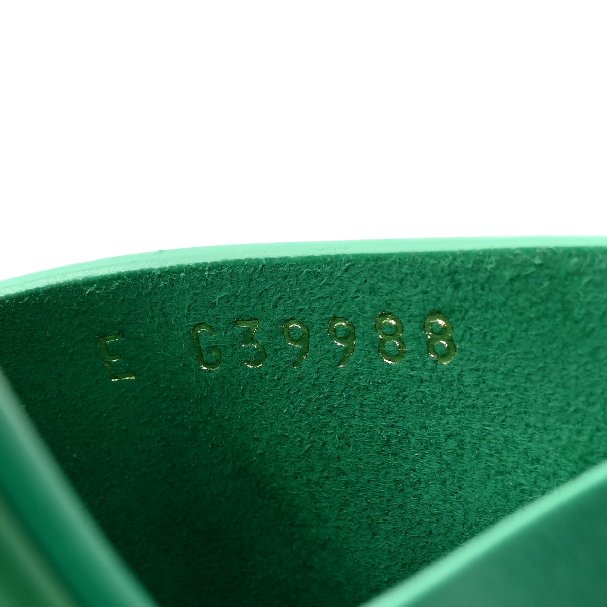 Calfskin Patent Calfskin Logo Mules 36 Green White