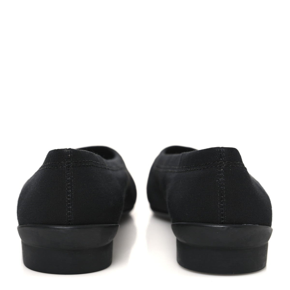 Grosgrain Cap Toe Uniform Ballerina Flats 36.5 Black