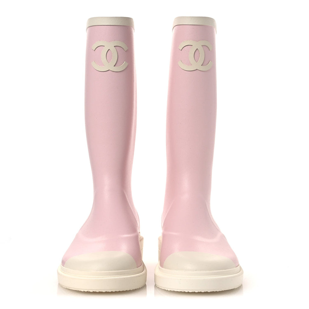 Caoutchouk CC High Boots 37 Rose