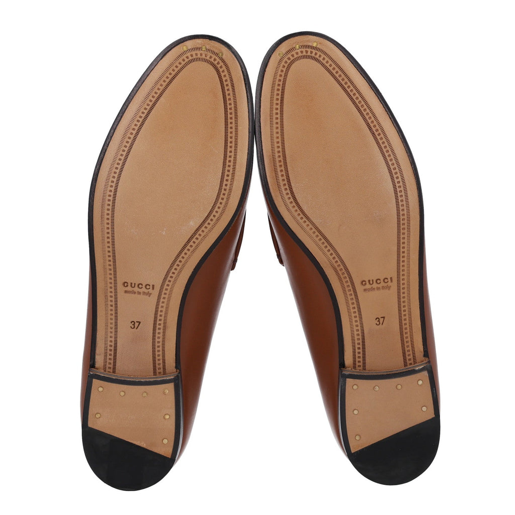 Calfskin Womens Jordaan Loafers 37 Sweet Chestnut